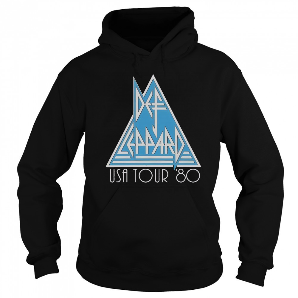 Top Def Leppard USA Tour ’80 T-Shirt Sweatshirt