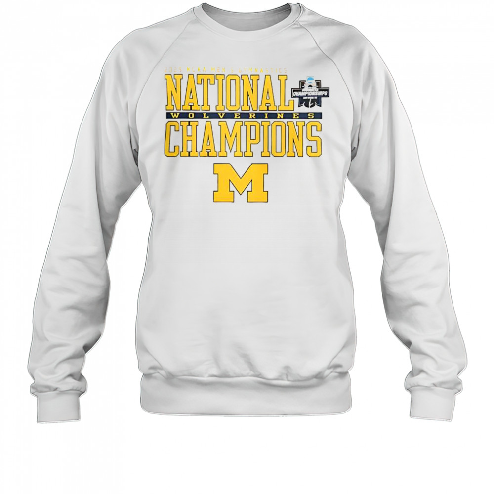 Top Michigan Wolverines 2025 NCAA Men’s Gymnastics T-Shirt Sweatshirt