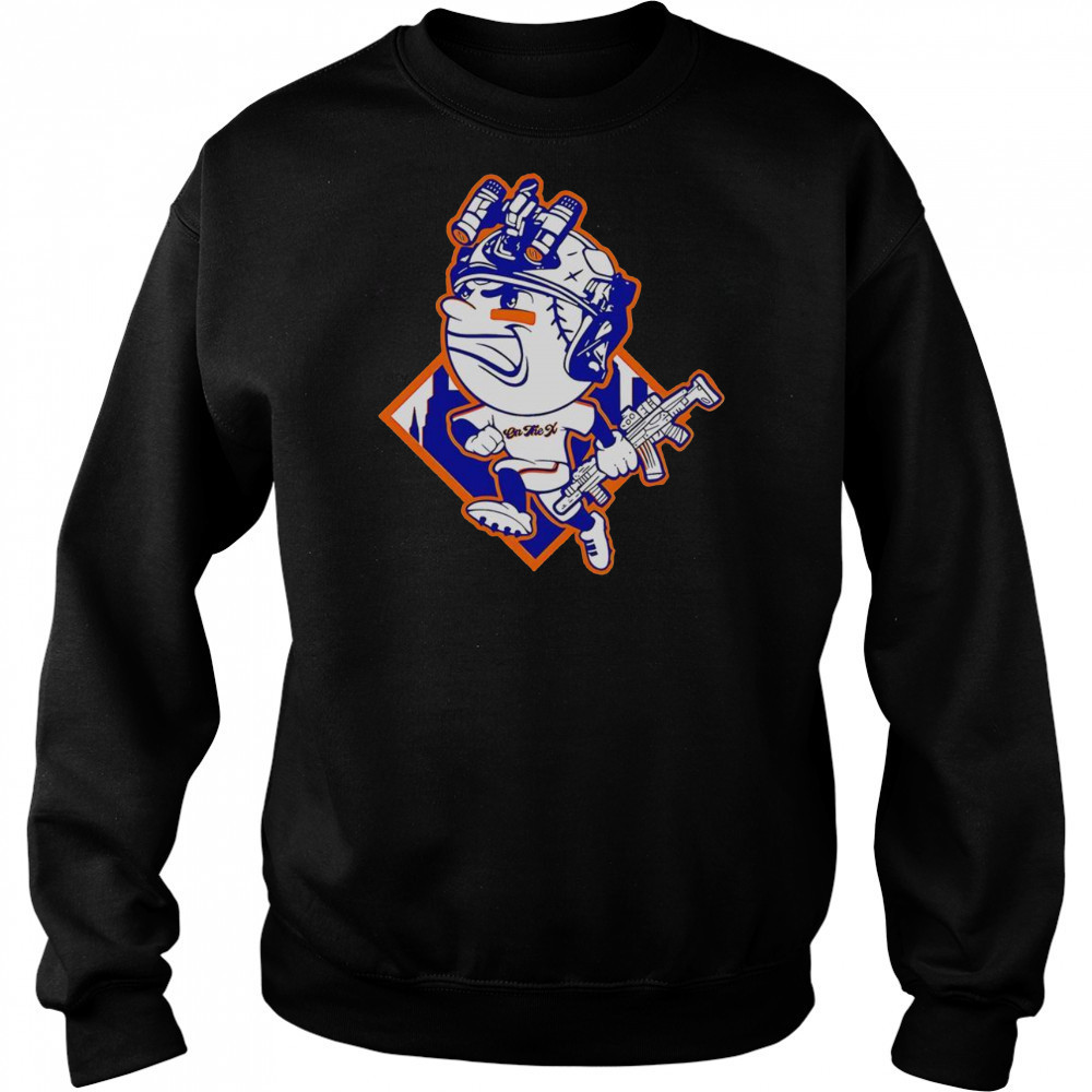 Top New York Mets Mr. Met Mascot Soldier’s Helmet T-Shirt Hoodie