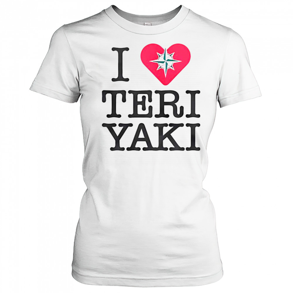 Top Seattle Mariners I Love Teriyaki Night T-Shirt Women's T-shirt