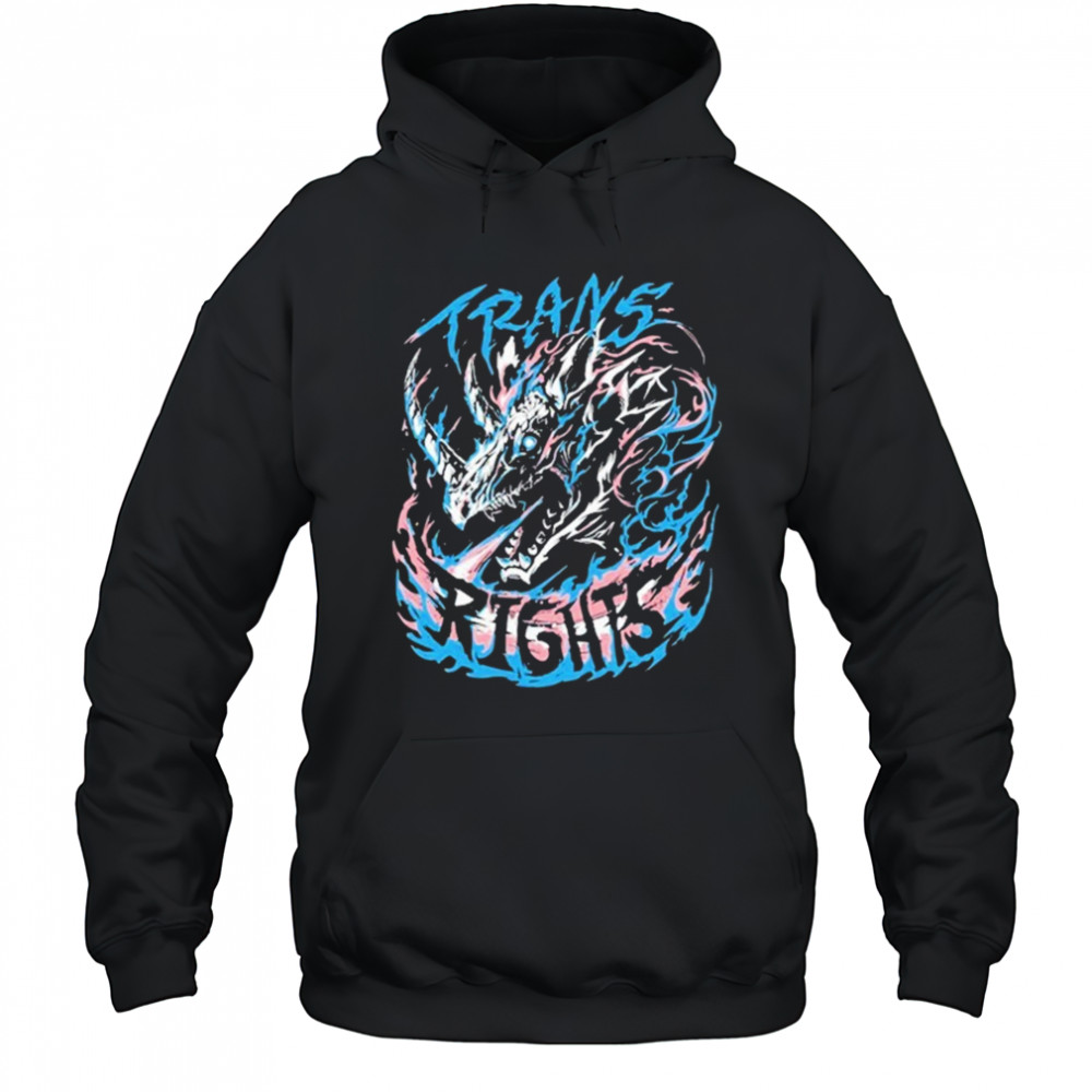 Trans Rights Dragon T-shirt Hoodie