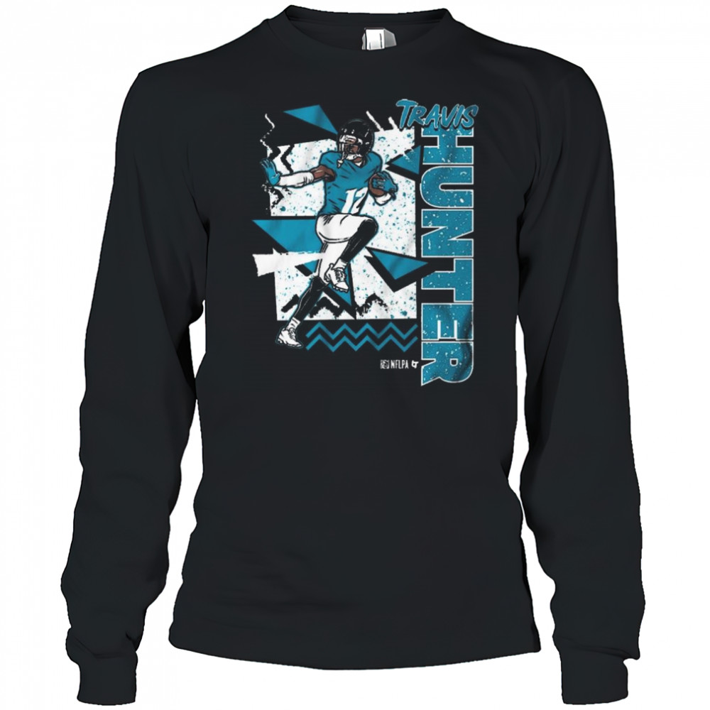 Travis Hunter 90s Style Jacksonville Jaguars NFL 2025 Vintage t-shirt Long Sleeved