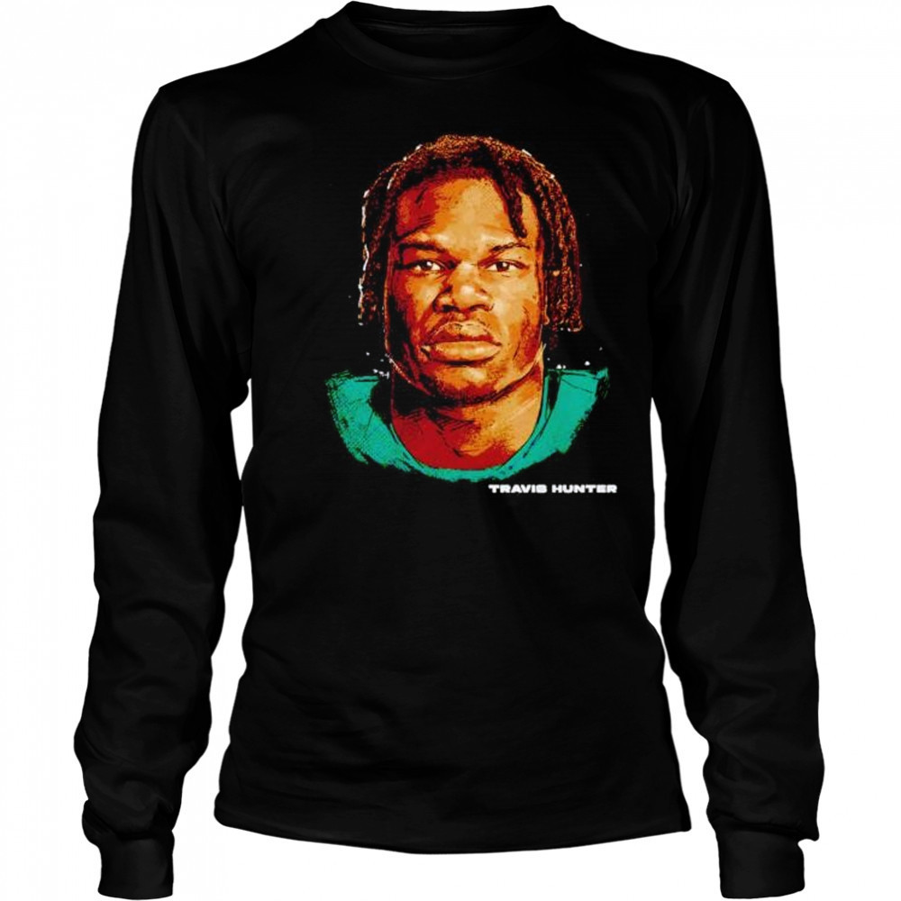 Travis Hunter Jacksonville Jaguars portrait shirt Long Sleeved