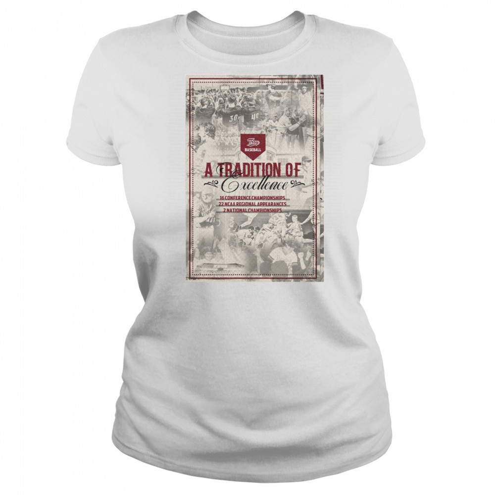 Troy Trojans Baseball A Tradition Of Excellence 16 Conference Championships 22 NCAA Regional Appearances Poster t-shirt Women's T-shirt