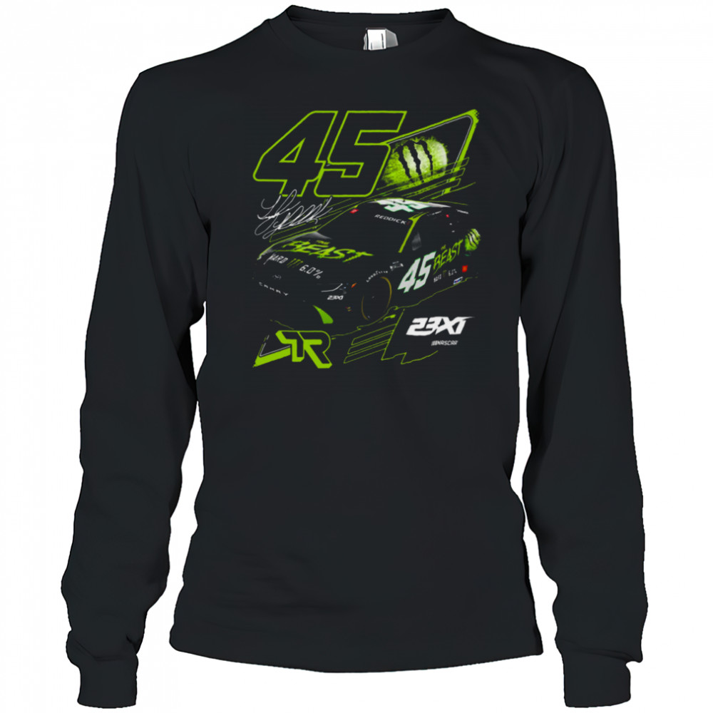 Tyler Reddick 23XI Racing Beast Car Shirt Long Sleeved