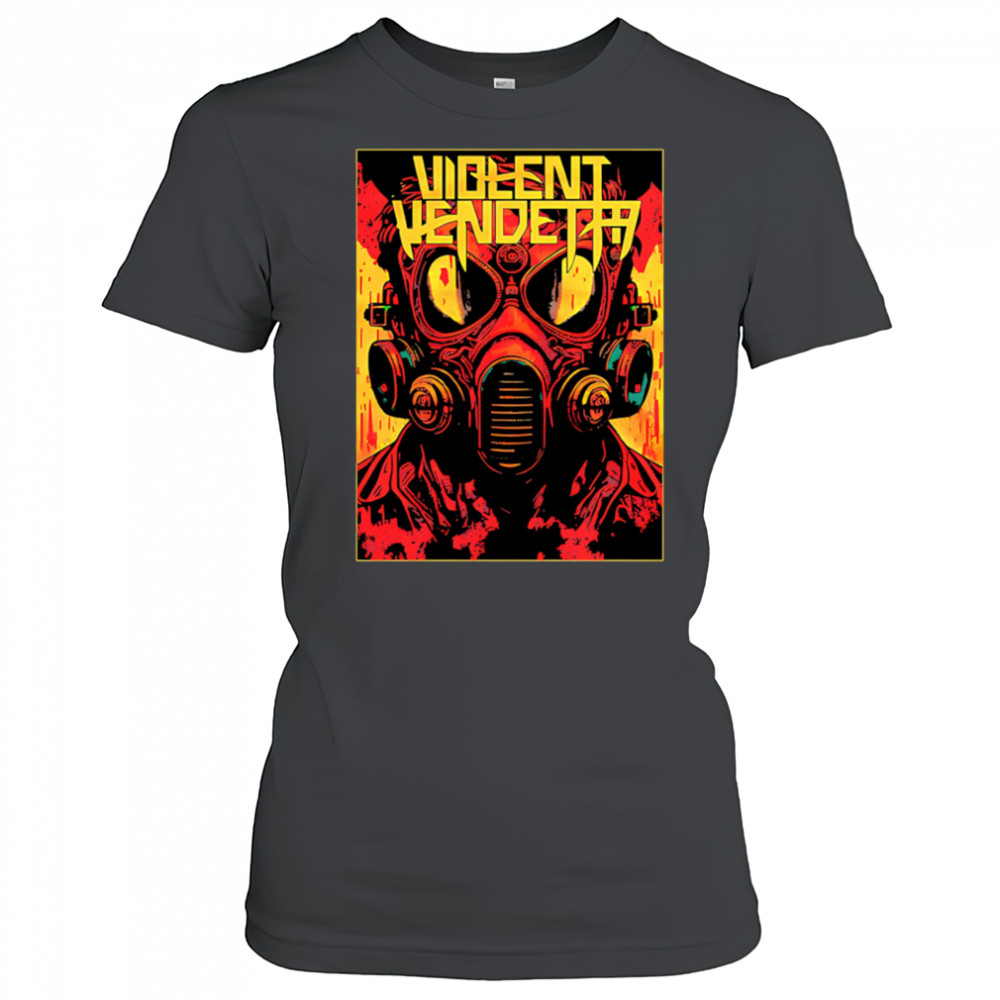 Violent Vendetta gas mask shirt Women's T-shirt