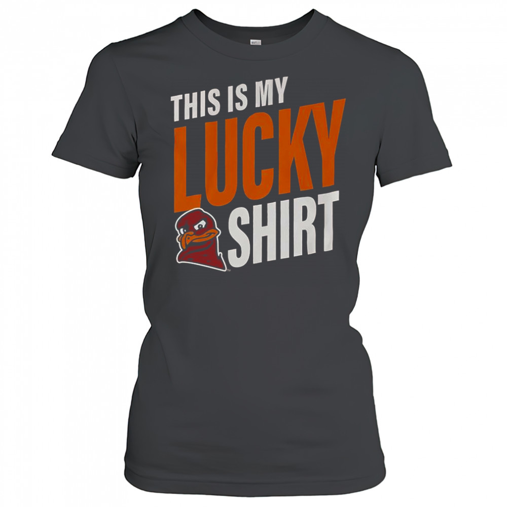 Virginia Tech Hokies This Is My Lucky T-Shirt Women's T-shirt