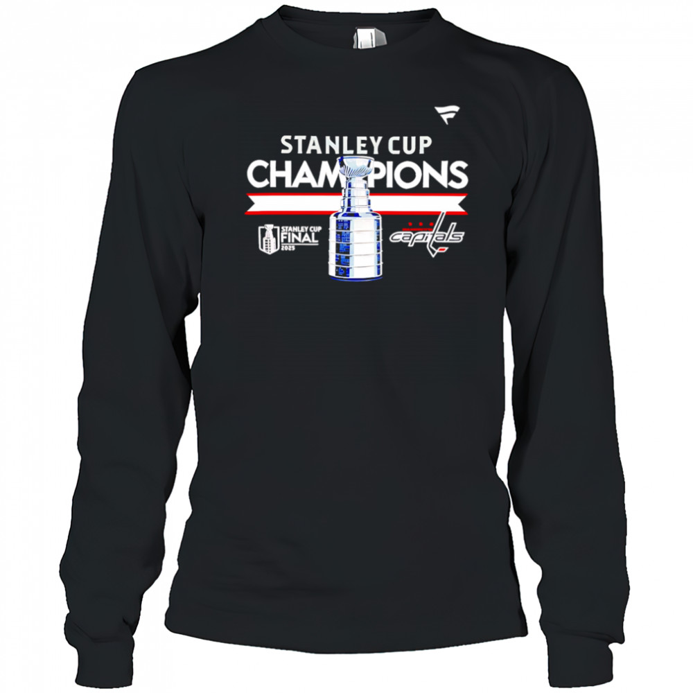 Washington capitals stanley cup champions 2025 shirt Long Sleeved
