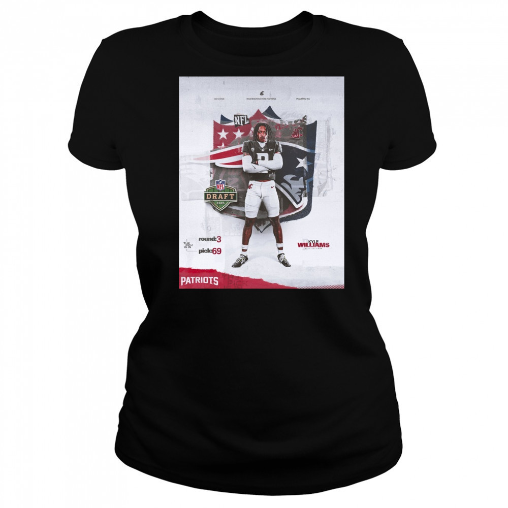 Washington State Cougars football Kyle Williams NFL Draft 2025 The Pick Is In Round 3 Pick 69 Poster t-shirt Women's T-shirt