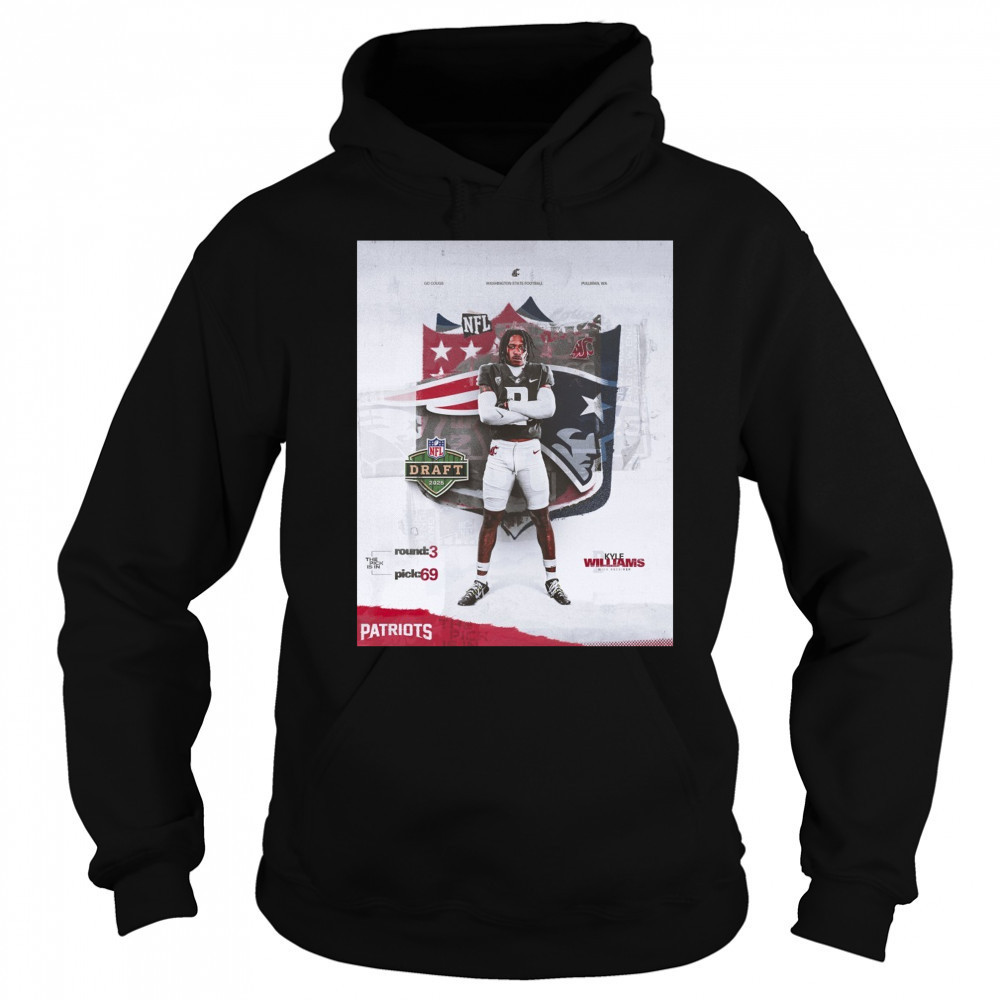 Washington State Cougars football Kyle Williams NFL Draft 2025 The Pick Is In Round 3 Pick 69 Poster t-shirt Sweatshirt