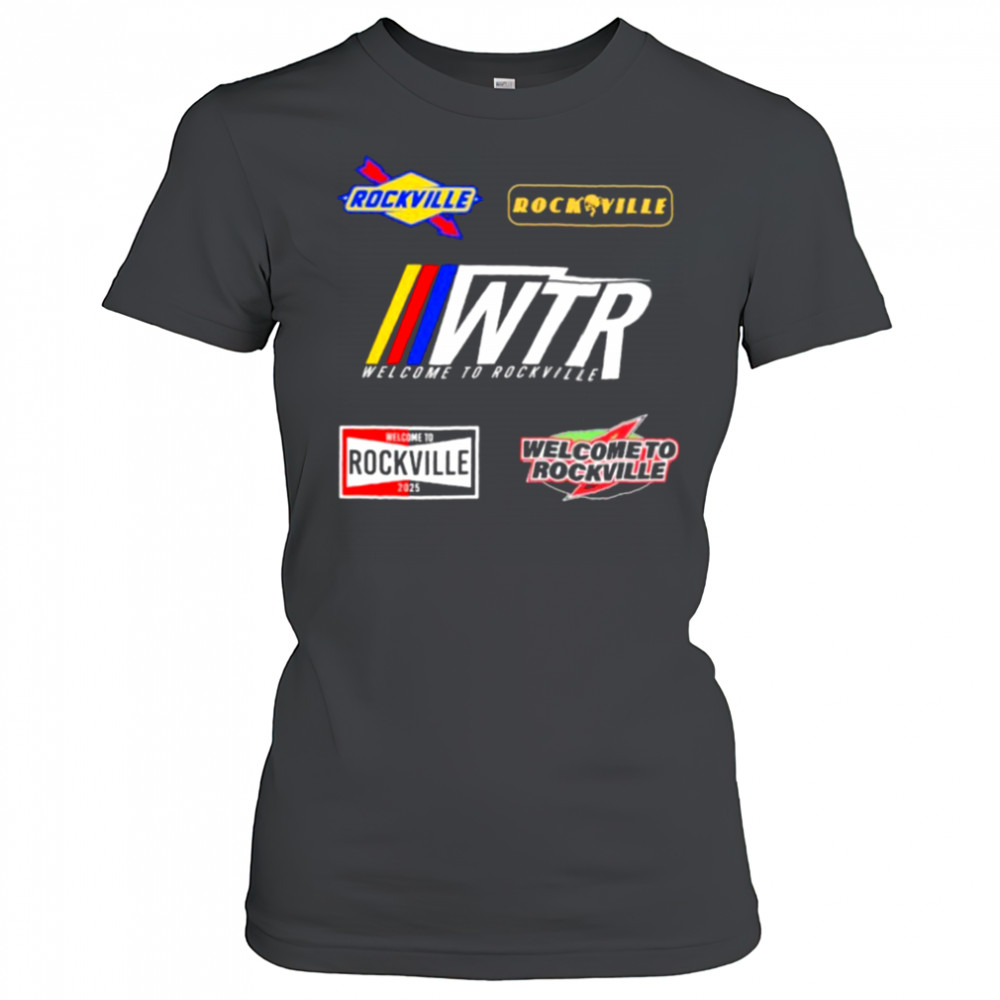 Welcome To Rockville 2025 Race Logos Daytona International Speedway Daytona Beach Florida T shirts Women's T-shirt