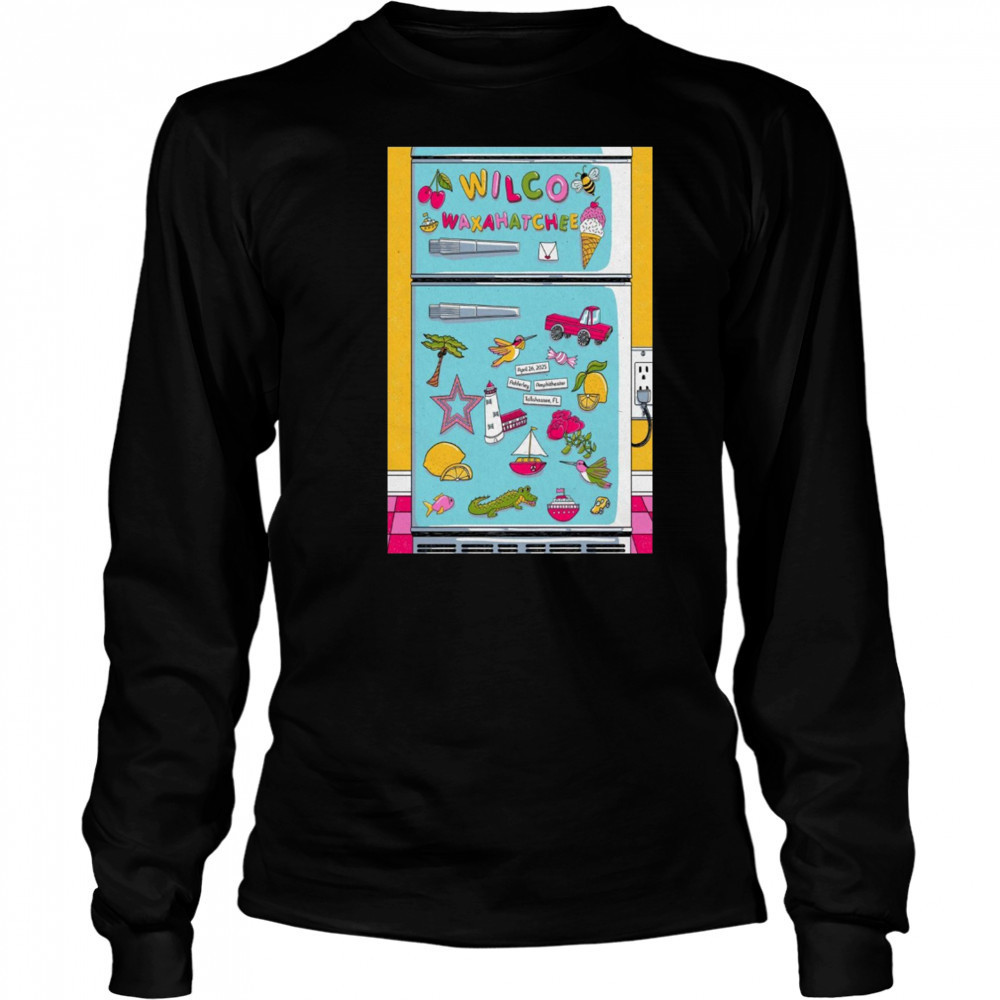 Wilco Adderley Amphitheater In Tallahassee FL April 25 2025 Concert t-shirt Long Sleeved