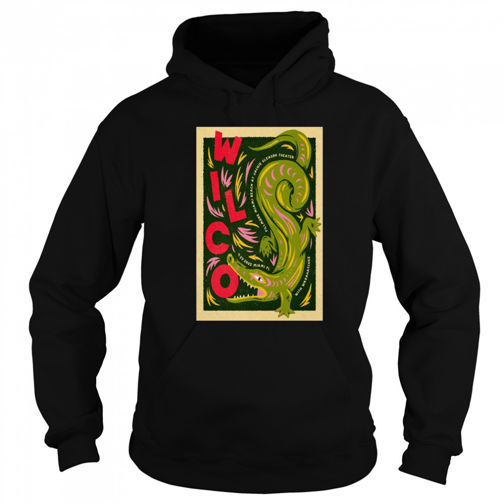 Wilco Fillmore Miami Beach at Jackie Gleason Theatre Miami Beach FL April 29 2025 Tour t-shirt Sweatshirt