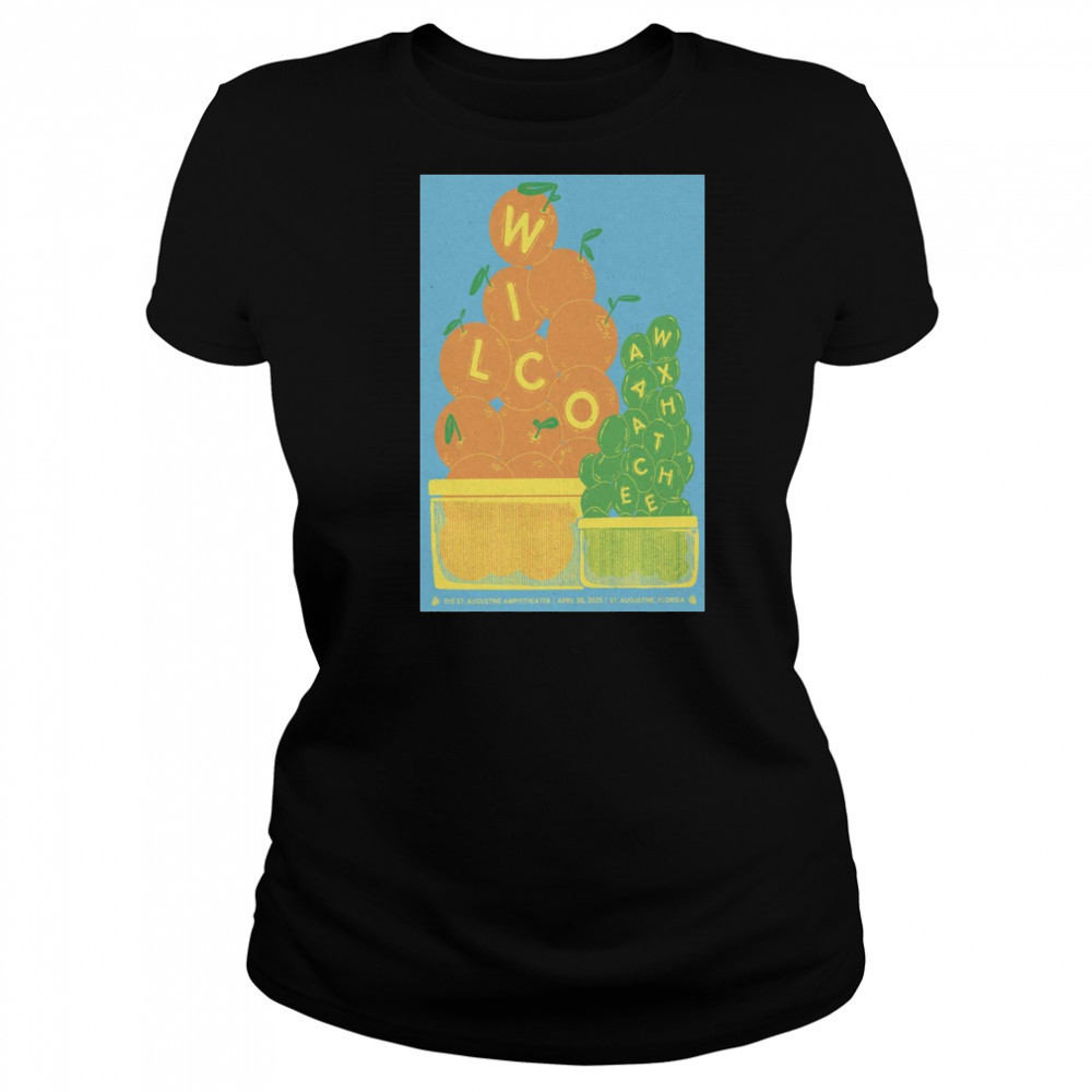 Wilco Saint Augustine Amphitheatre St Augustine FL April 30 2025 Tour t-shirt Women's T-shirt