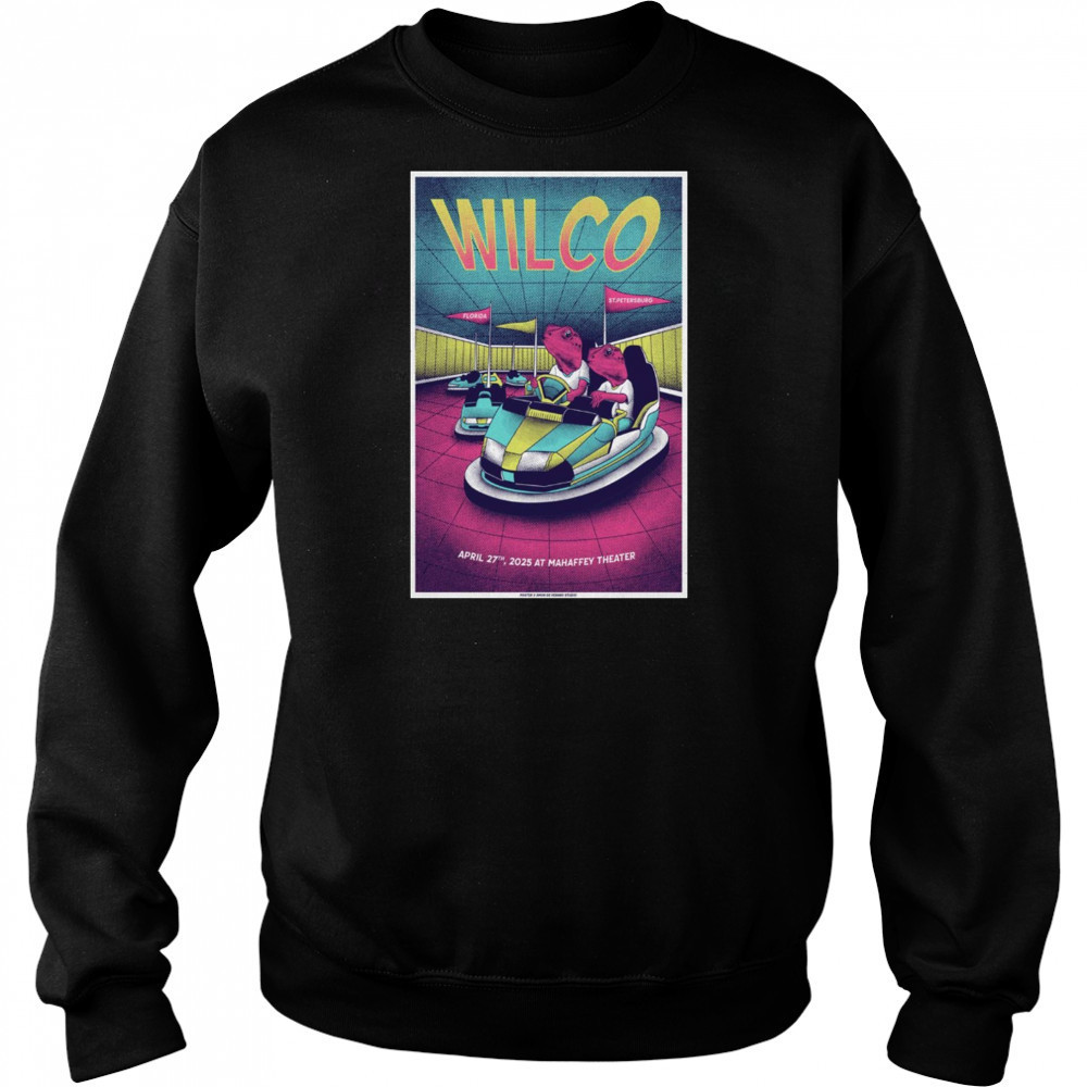 Wilco Show On April 27 2025 At Mahaffey Theater In St Petersburg FL t-shirt Hoodie