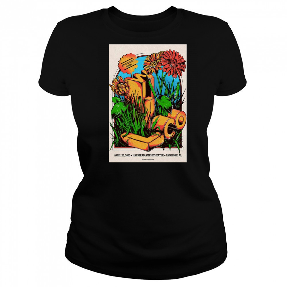 Wilco Tour April 25 2025 Fairhope AL Halstead Amphitheater t-shirt Women's T-shirt