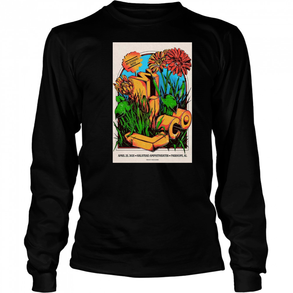 Wilco Tour April 25 2025 Fairhope AL Halstead Amphitheater t-shirt Long Sleeved