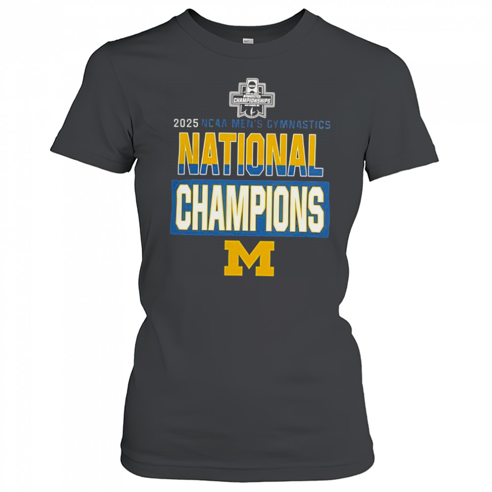 Wolverines Gymnastics 2025 NCAA Men’s Gymnastics National Champions T-Shirt Women's T-shirt