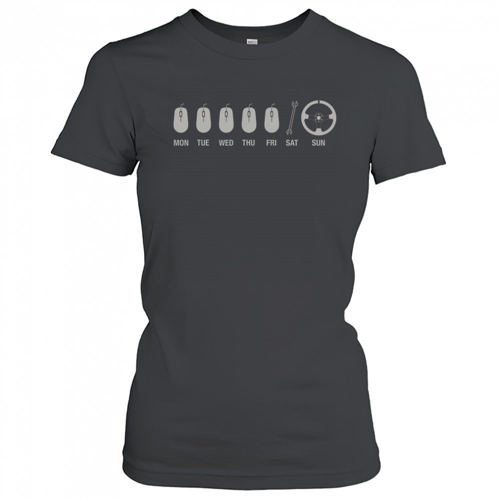 Workin For The Weekend Mouse Wrench Car Wheels T-Shirt Women's T-shirt