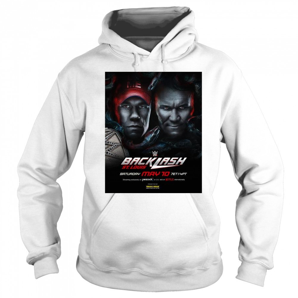 WWE Backlash John Cena will defend the Undisputed WWE Championship against Randy Orton St. Louis May 10 2025 t-shirt Sweatshirt