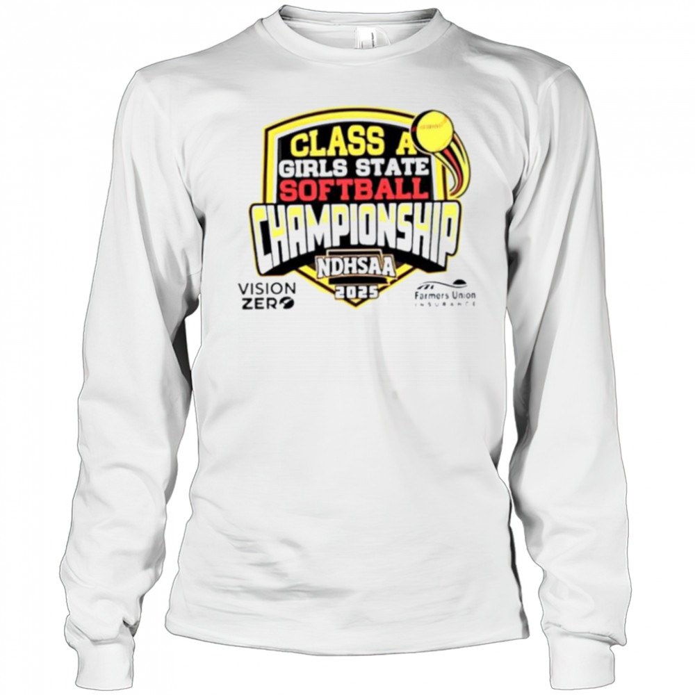 2025 NDHSAA Class A Girls State Softball Championship shirt Long Sleeved