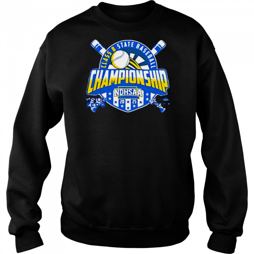 2025 NDHSAA Class B State Baseball Championship shirt Hoodie