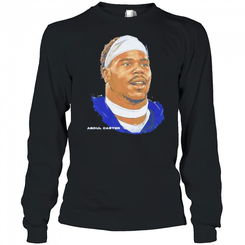 Abdul Carter New York Giants portrait shirt Long Sleeved
