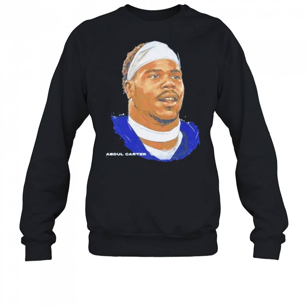 Abdul Carter New York Giants portrait shirt Sweatshirt