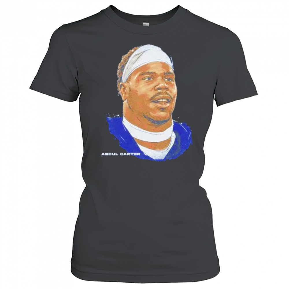Abdul Carter New York Giants portrait shirt Women's T-shirt