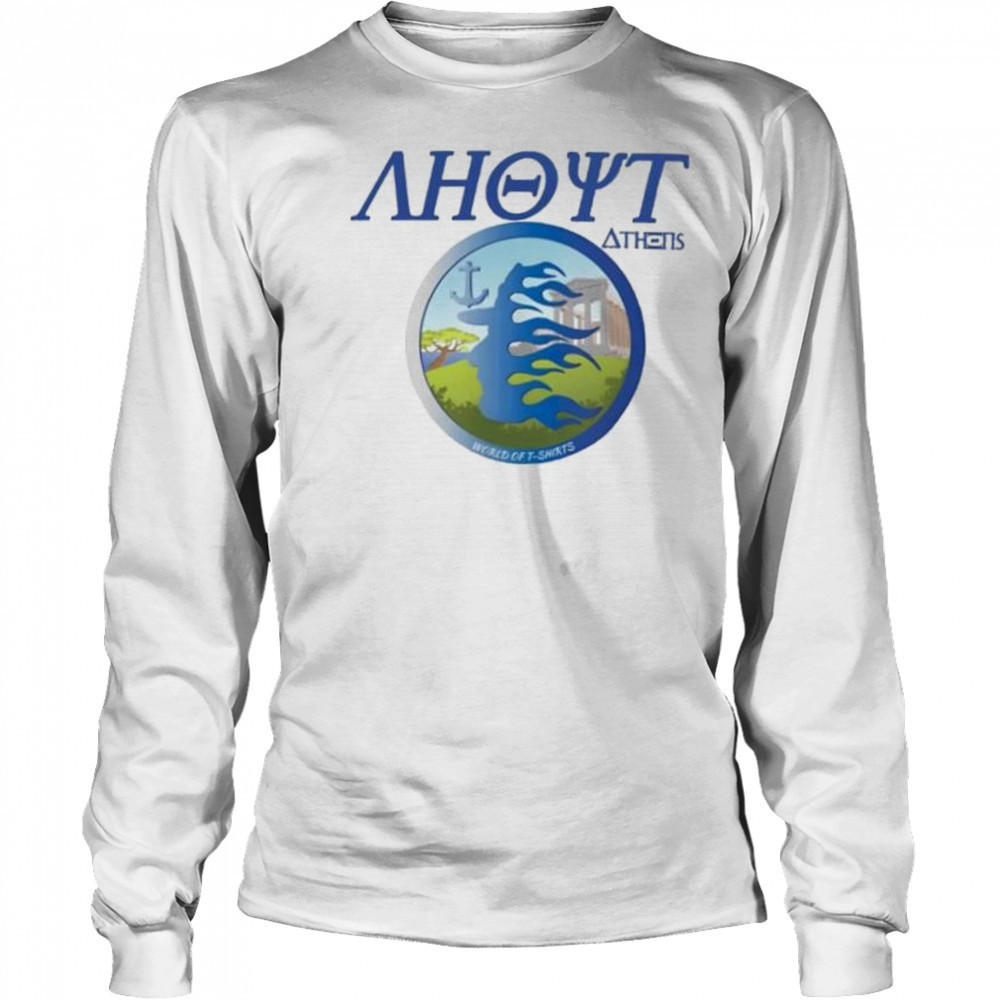 Ahoyt athens world of shirt Long Sleeved