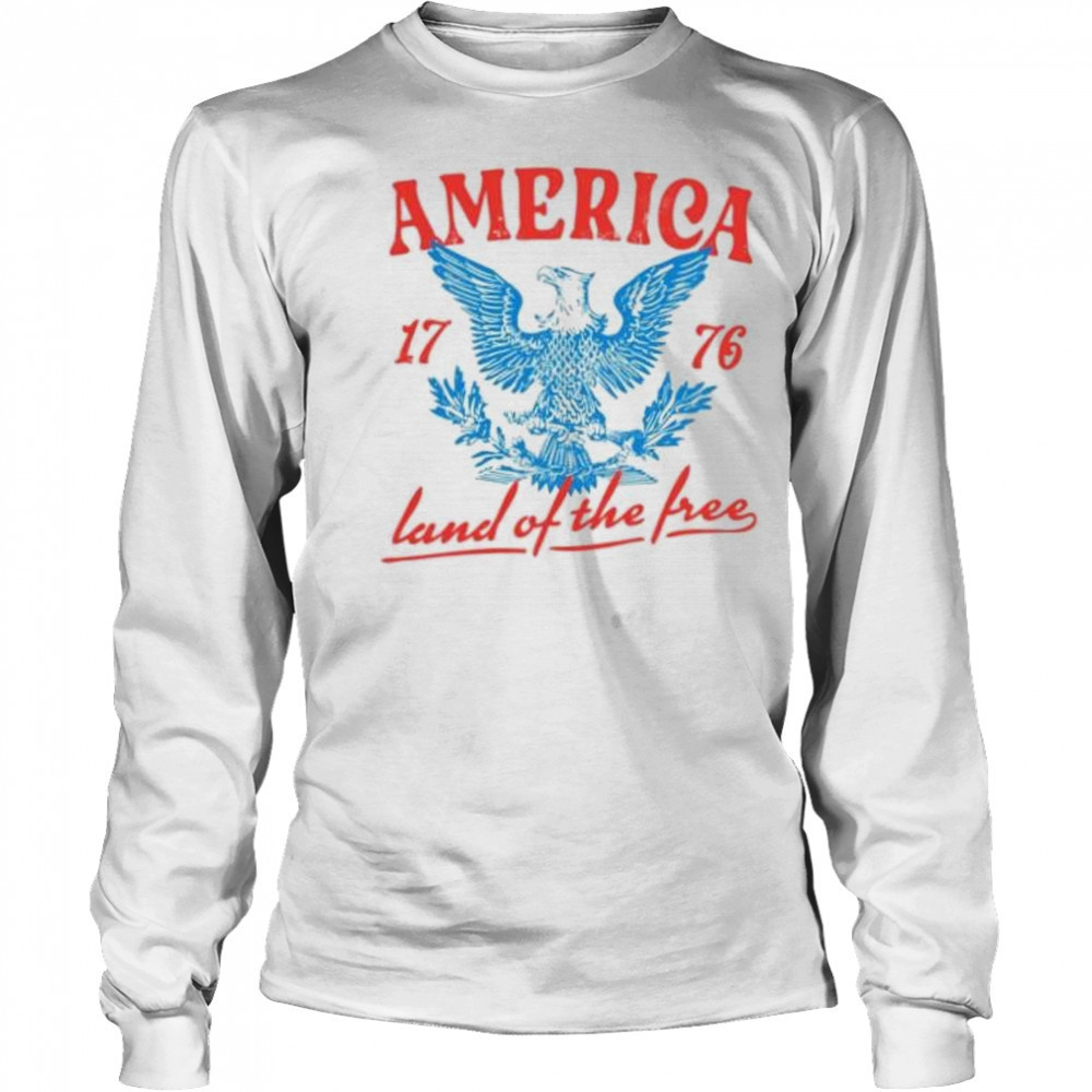 America land of the free 1776 shirt Long Sleeved