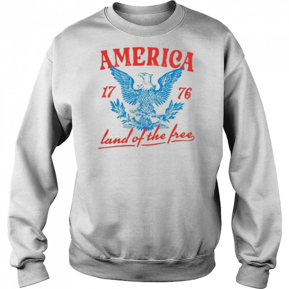 America land of the free 1776 shirt Hoodie