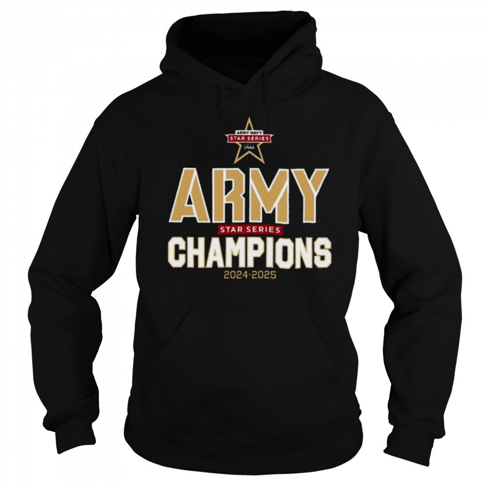 Army Black Knights 2025 Star Series Champions T Shirt Sweatshirt