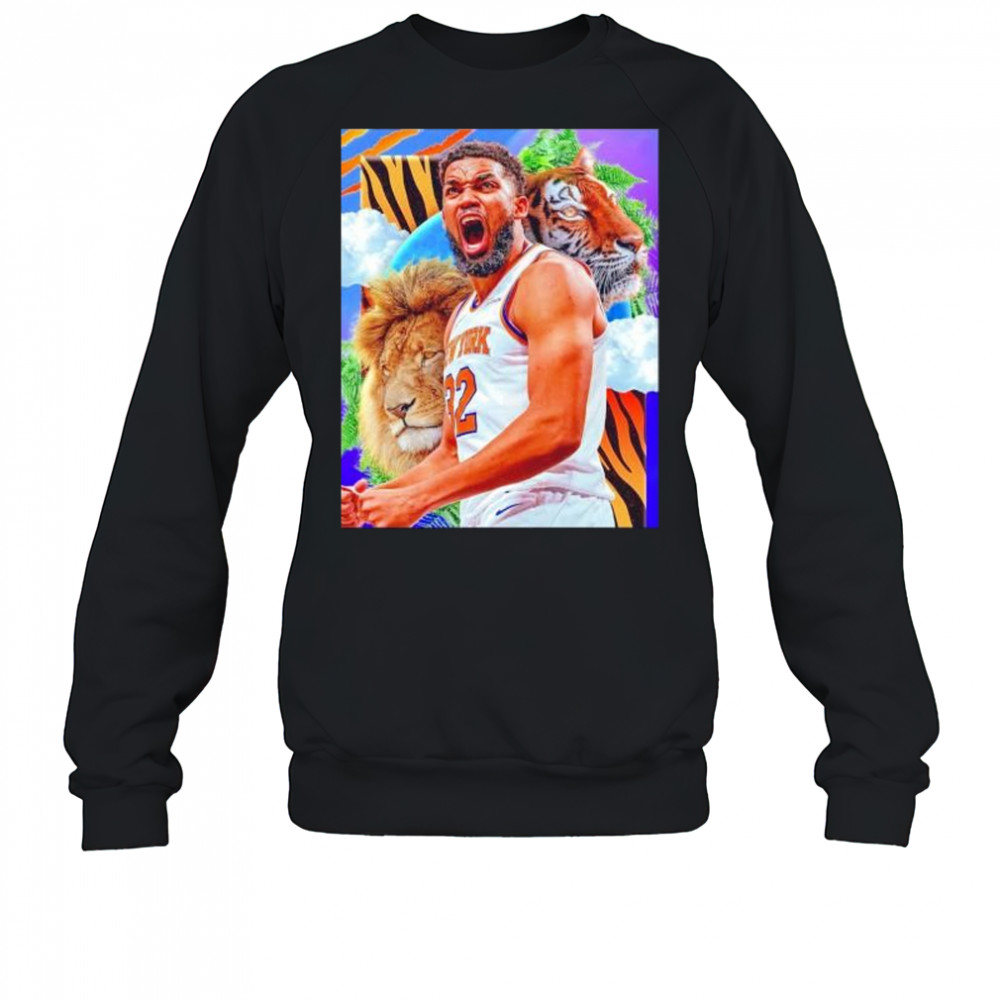 Brought a KAT to the concrete jungle Karl-Anthony Towns New York Knicks shirt Sweatshirt