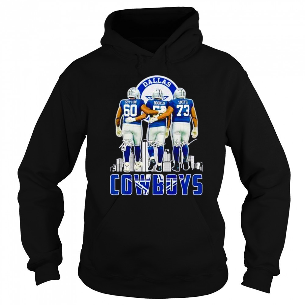Dallas Cowboys Guyton Booker Smith signatures shirt Sweatshirt