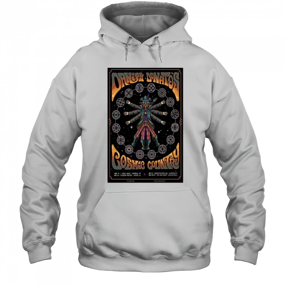 Daniel Donato And Cosmic Country Tour Apr 2025 t-shirt Hoodie