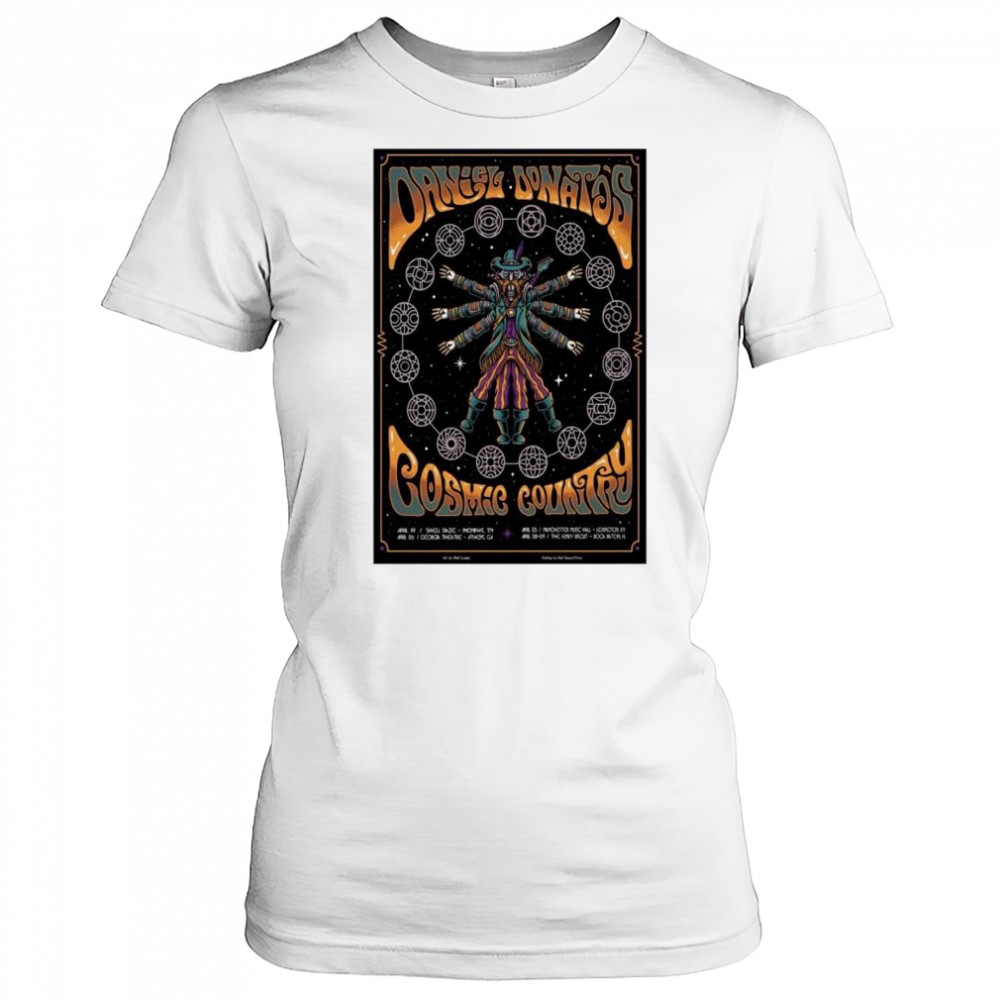 Daniel Donato And Cosmic Country Tour Apr 2025 t-shirt Women's T-shirt
