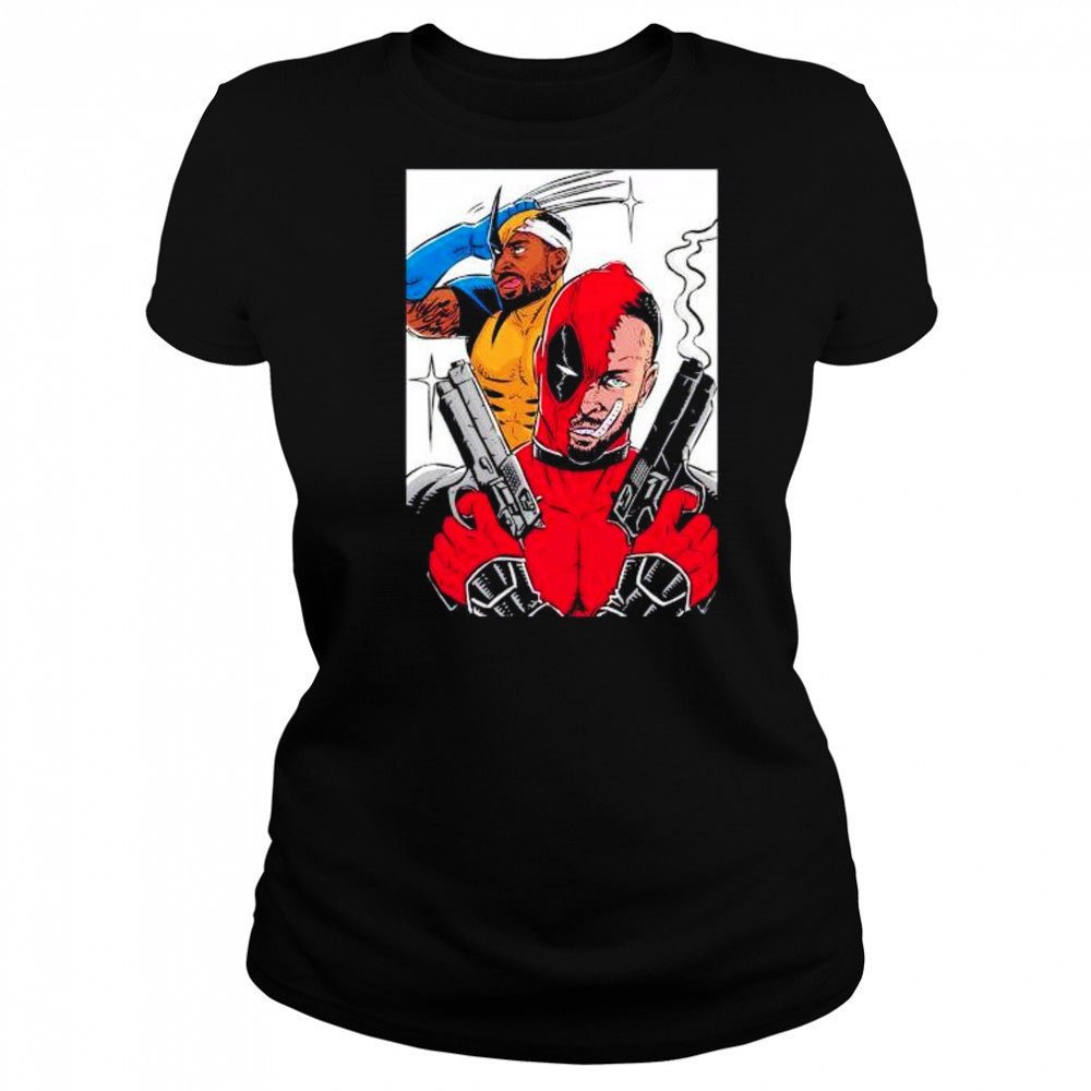 Deadpool and Wolverine Golden State Warriors Gary Payton II and Stephen Curry shirt Women's T-shirt