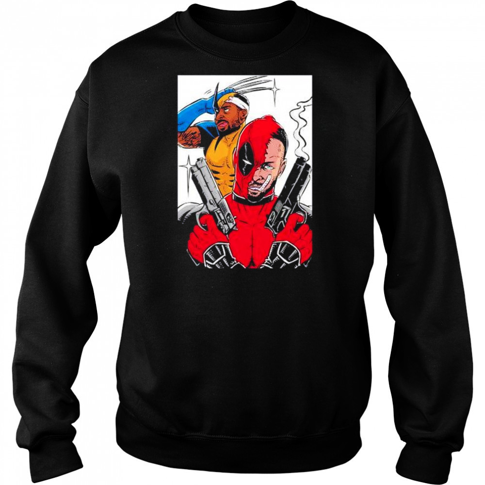 Deadpool and Wolverine Golden State Warriors Gary Payton II and Stephen Curry shirt Hoodie