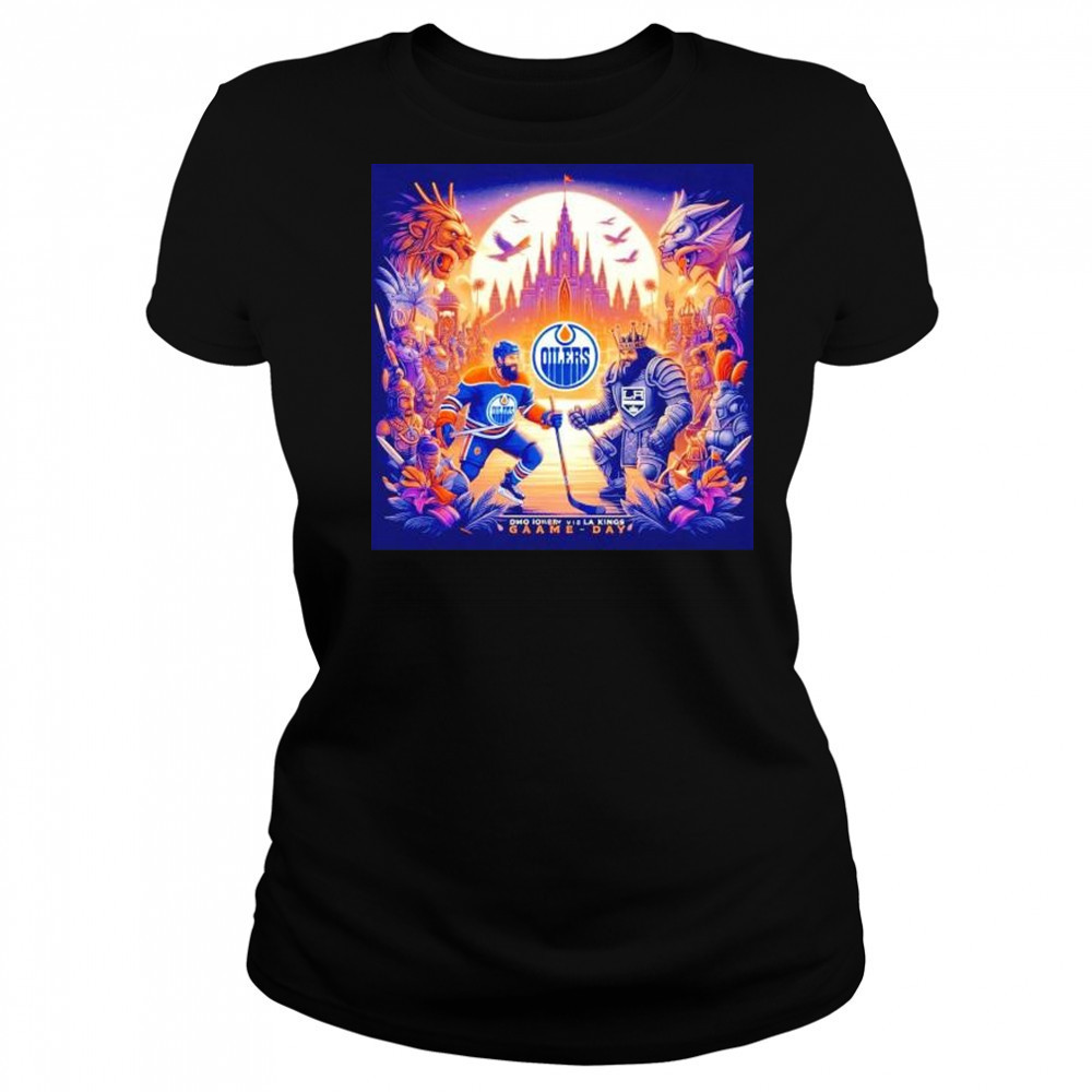 Edmonton Oilers vs Los Angeles Kings game day shirt Women's T-shirt