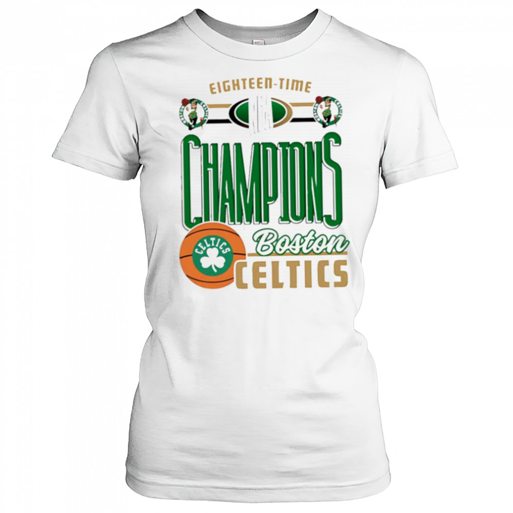 Eighteen time Champions Boston Celtics NBA shirt Women's T-shirt