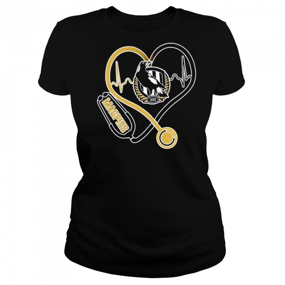 FCB Magpies heart stethoscope shirt Women's T-shirt