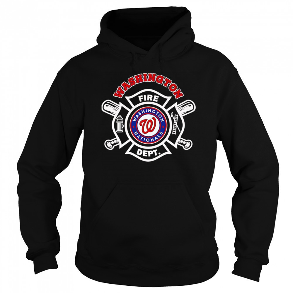 Fire dept Washington Nationals baseball shirt Sweatshirt