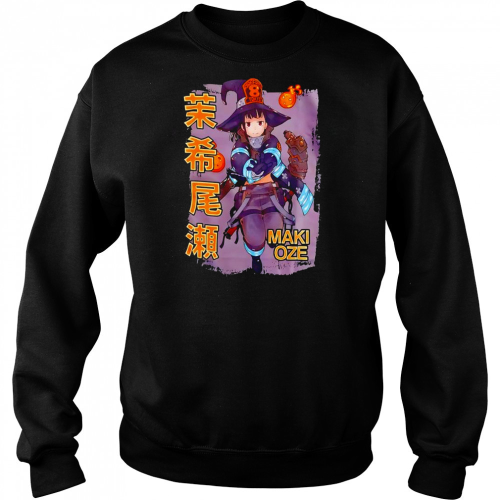 Fire Force Maki Oze shirt Hoodie