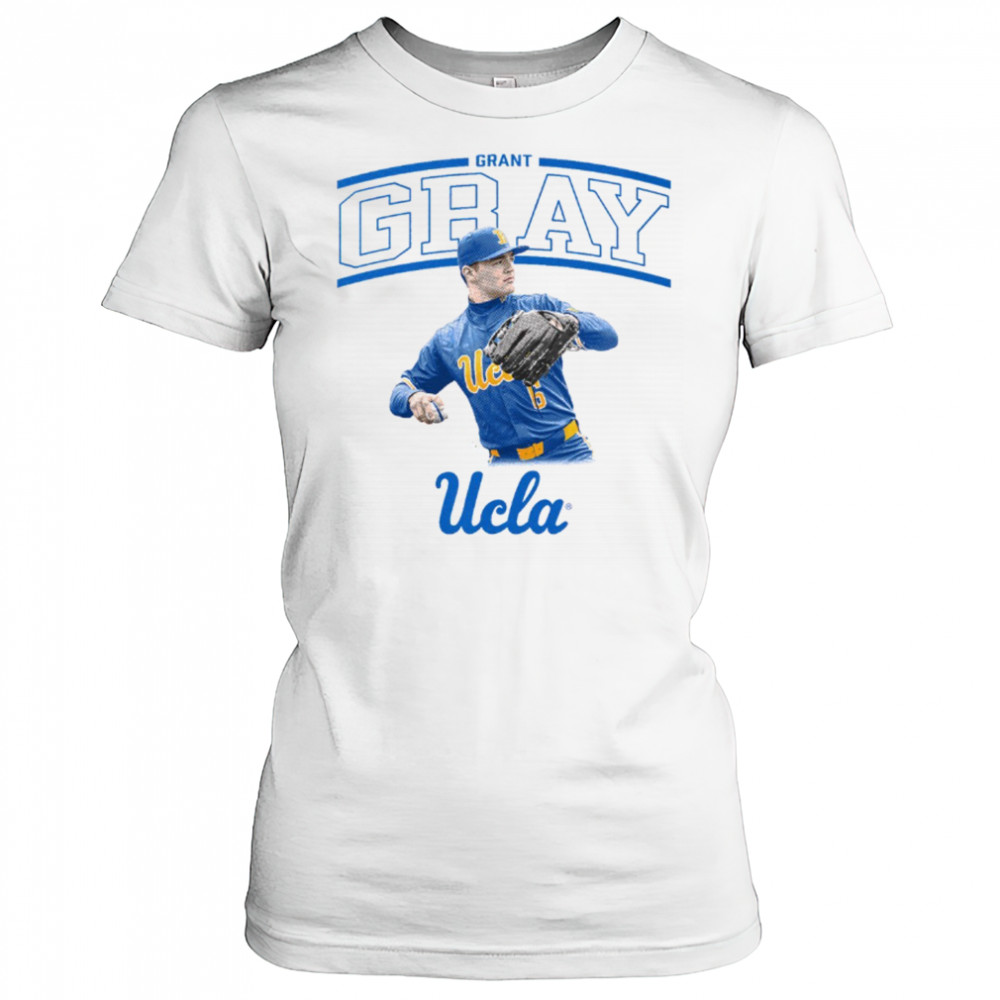 Grant Gray Illustrated UCLA Bruins Baseball NCAA Division I t-shirt Women's T-shirt