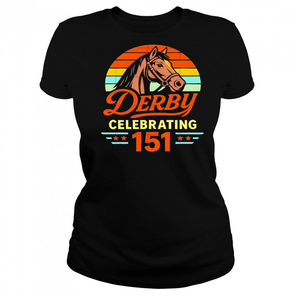 Horse Derby Celebrating 151 vintage shirt Women's T-shirt