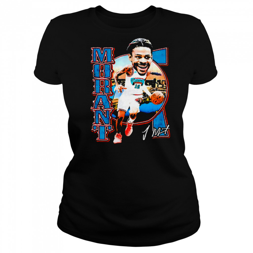 Ja Morant Memphis Grizzlies big head signature shirt Women's T-shirt