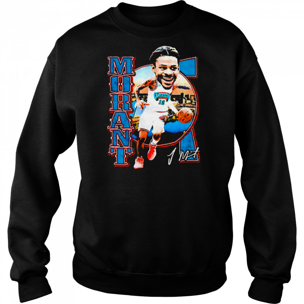 Ja Morant Memphis Grizzlies big head signature shirt Hoodie