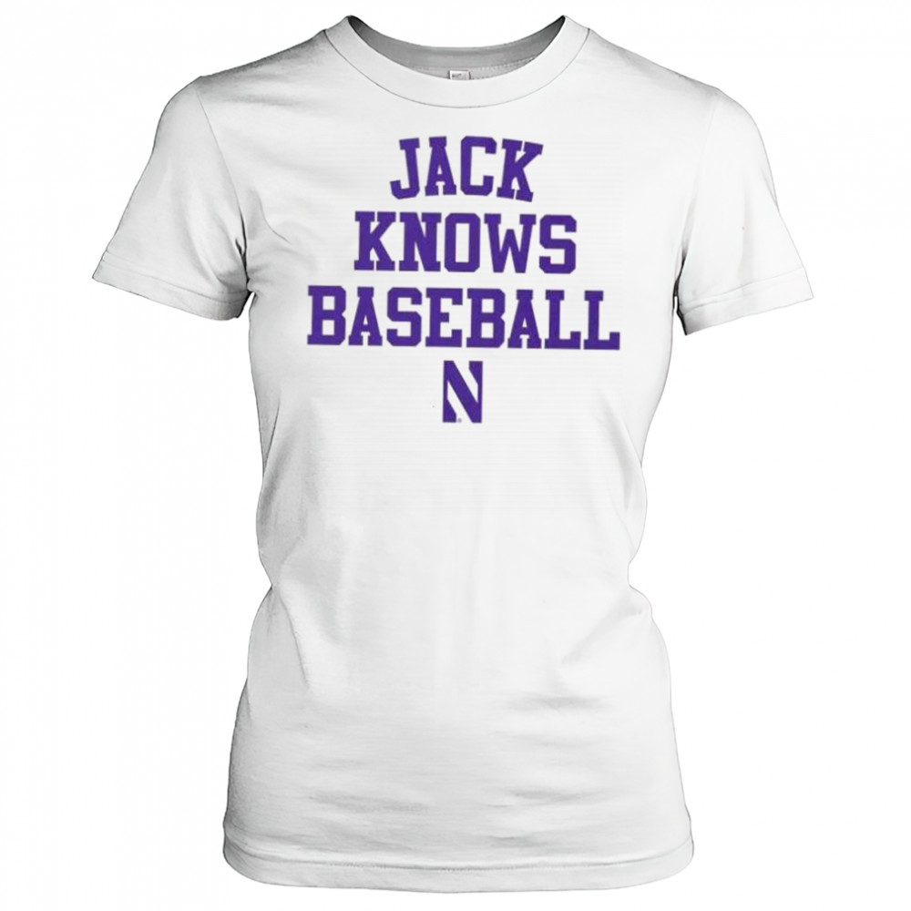 Jack Lausch knows baseball Northwestern Wildcats shirt Women's T-shirt