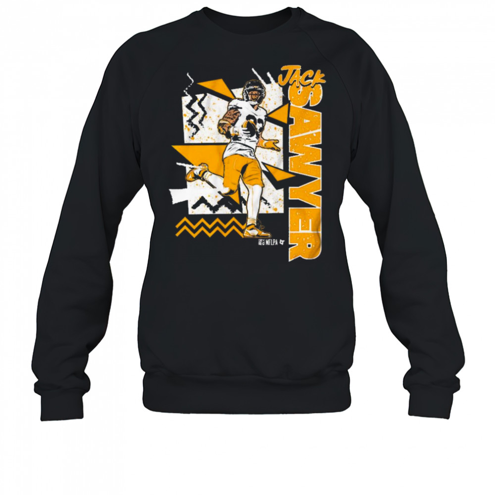 Jack Sawyer Pittsburgh Steelers 90s Style NFL Draft 2025 Vintage t-shirt Sweatshirt